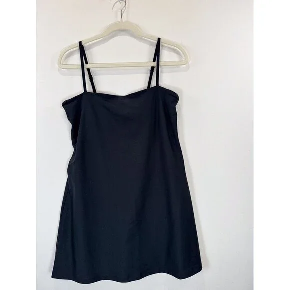 NEW YPB SculptLux Womens Dress Black Bandeau Mini Active Lined Stretch Large - Picture 6 of 12